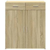 Produktbild för Skänk sonoma-ek 80x42,5x93 cm konstruerat trä