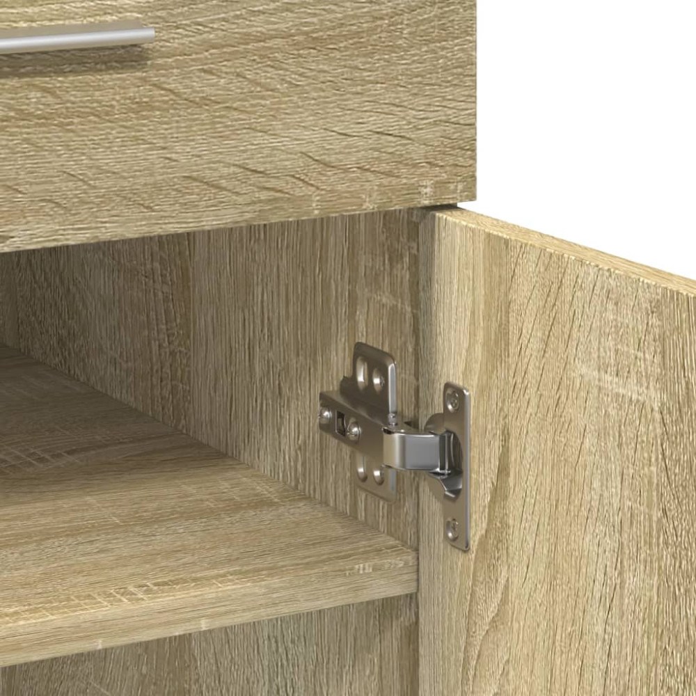 Produktbild för Skänk sonoma-ek 80x42,5x93 cm konstruerat trä