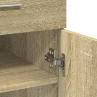 Produktbild för Skänk sonoma-ek 80x42,5x93 cm konstruerat trä