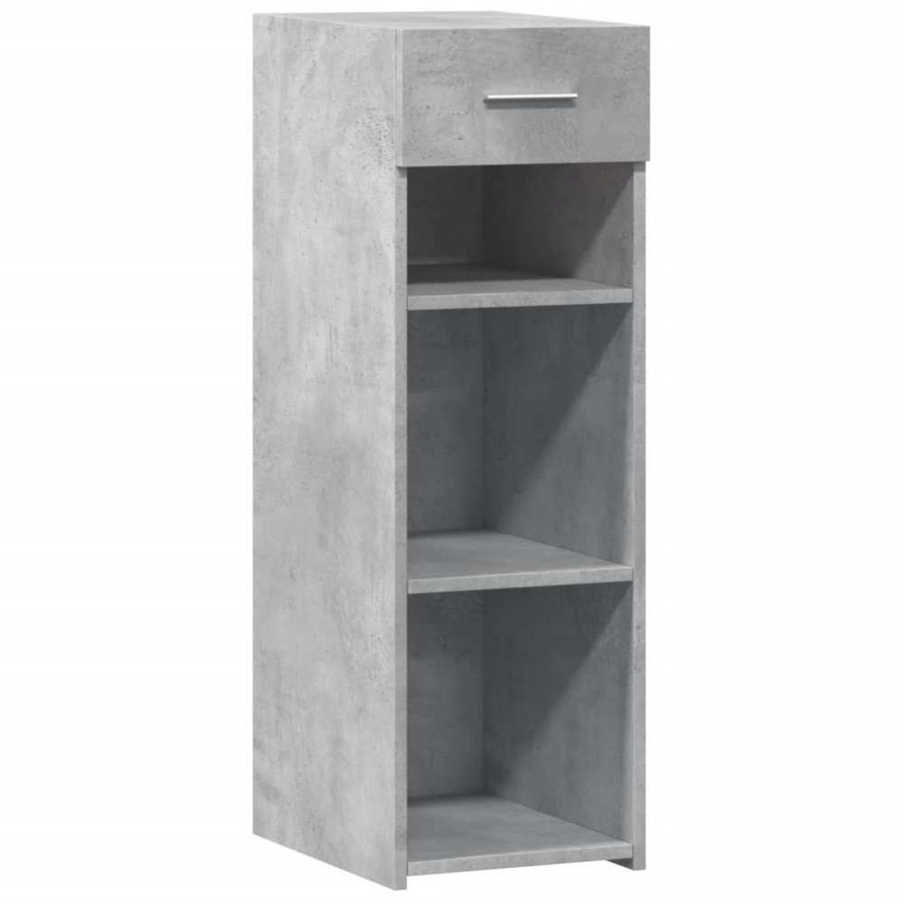 Produktbild för Skänk betonggrå 30x42,5x93 cm konstruerat trä