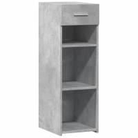 Produktbild för Skänk betonggrå 30x42,5x93 cm konstruerat trä