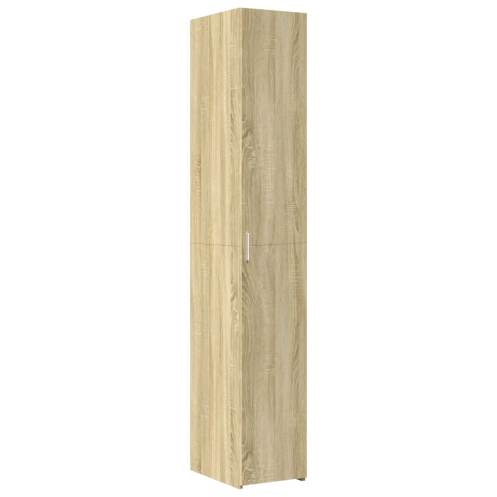 Produktbild för Högskåp sonoma-ek 30x42,5x185 cm konstruerat trä