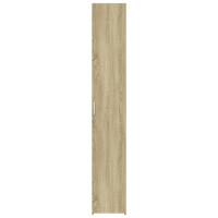 Produktbild för Högskåp sonoma-ek 30x42,5x185 cm konstruerat trä
