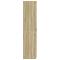 Produktbild för Högskåp sonoma-ek 30x42,5x185 cm konstruerat trä