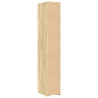 Produktbild för Högskåp sonoma-ek 30x42,5x185 cm konstruerat trä