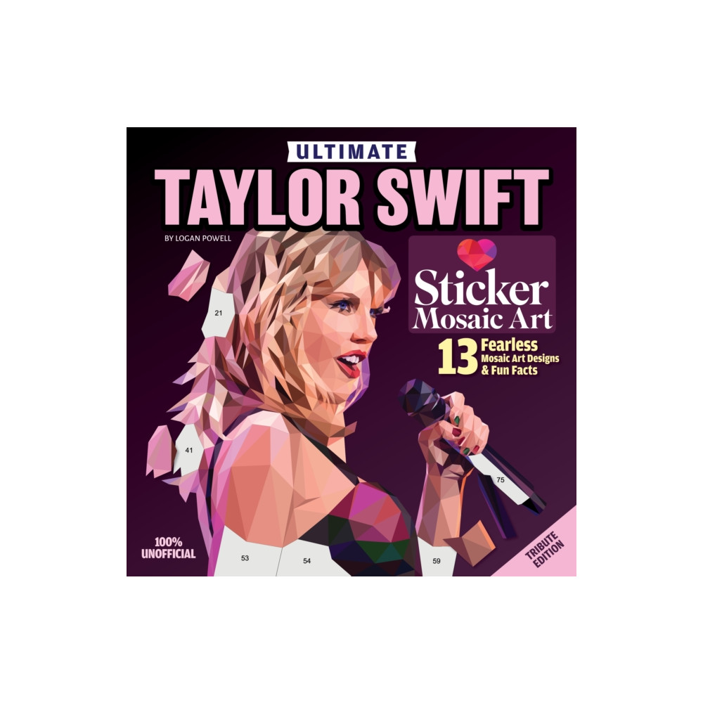 Produktbild för Ultimate Taylor Swift Sticker Mosaic Art (häftad, eng)