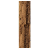 Produktbild för Garderob gammalt trä 100x50x200 cm konstruerat trä