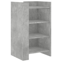 Produktbild för Skänk betonggrå 45x35x75 cm konstruerat trä