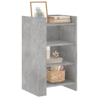 Produktbild för Skänk betonggrå 45x35x75 cm konstruerat trä