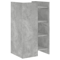 Produktbild för Skänk betonggrå 45x35x75 cm konstruerat trä