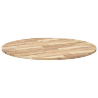 Produktbild för Bordsskiva rund Ø90x2 cm massivt akaciaträ