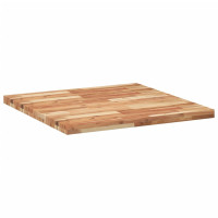 Produktbild för Bordsskiva fyrkantig 80x80x4 cm massivt akaciaträ