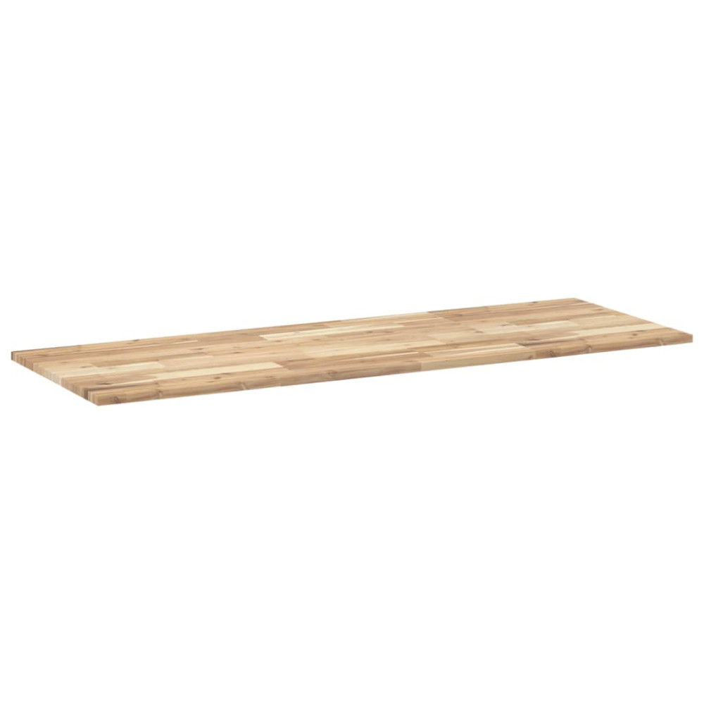 Produktbild för Bordsskiva rektangulär 140x50x2 cm massivt akaciaträ