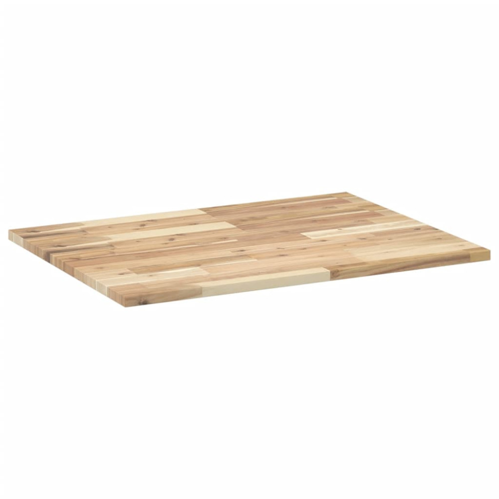 Produktbild för Bordsskiva rektangulär 80x60x2 cm massivt akaciaträ
