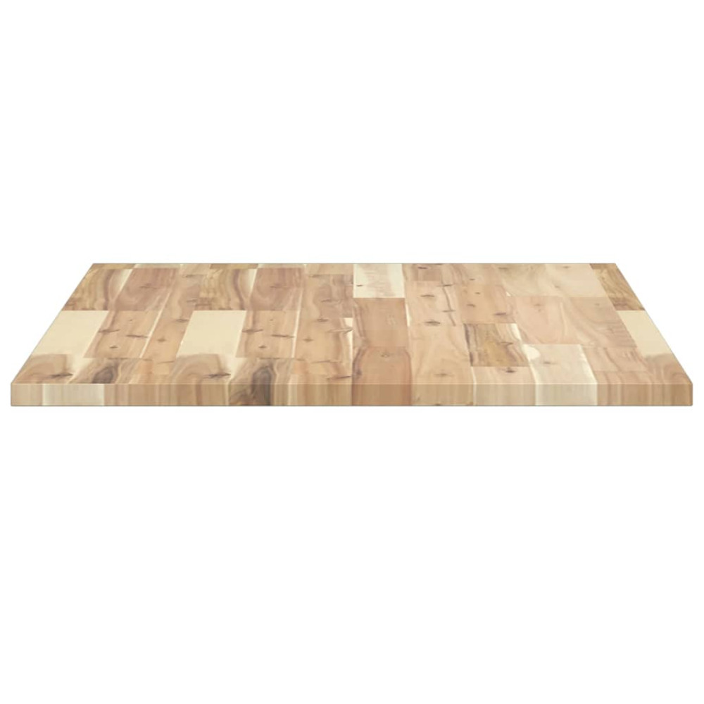 Produktbild för Bordsskiva rektangulär 80x60x2 cm massivt akaciaträ
