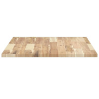 Produktbild för Bordsskiva rektangulär 80x60x2 cm massivt akaciaträ