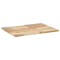 Produktbild för Bordsskiva rektangulär 80x60x2 cm massivt akaciaträ