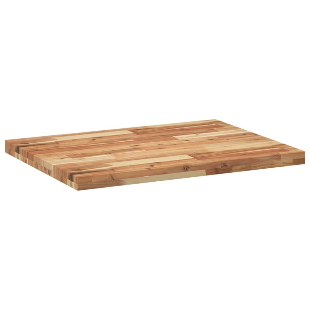 Produktbild för Bordsskiva rektangulär 100x60x4 cm massivt akaciaträ