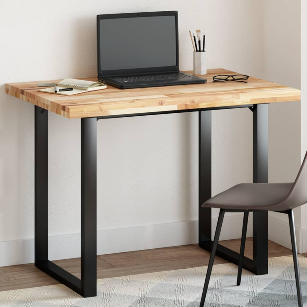 Produktbild för Bordsskiva rektangulär 120x70x4 cm massivt akaciaträ