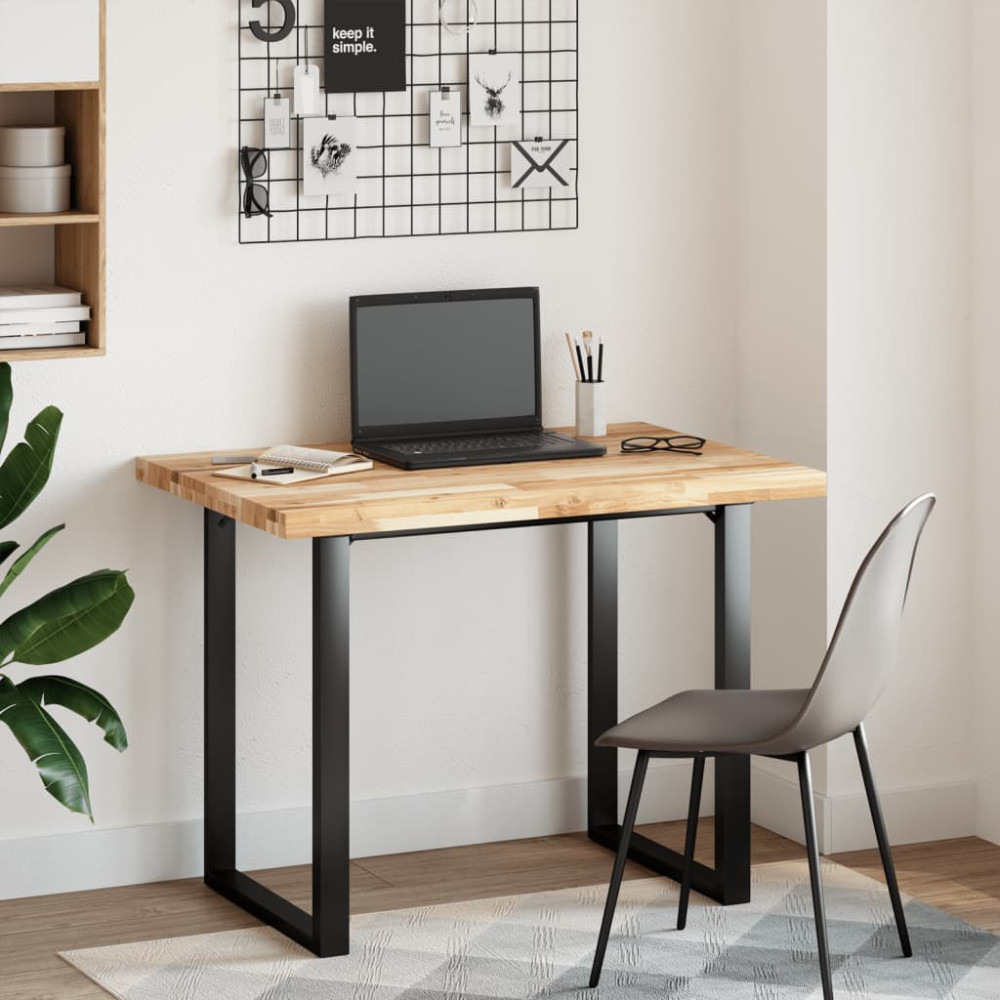 Produktbild för Bordsskiva rektangulär 120x70x4 cm massivt akaciaträ