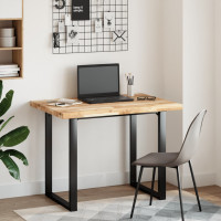 Produktbild för Bordsskiva rektangulär 120x70x4 cm massivt akaciaträ