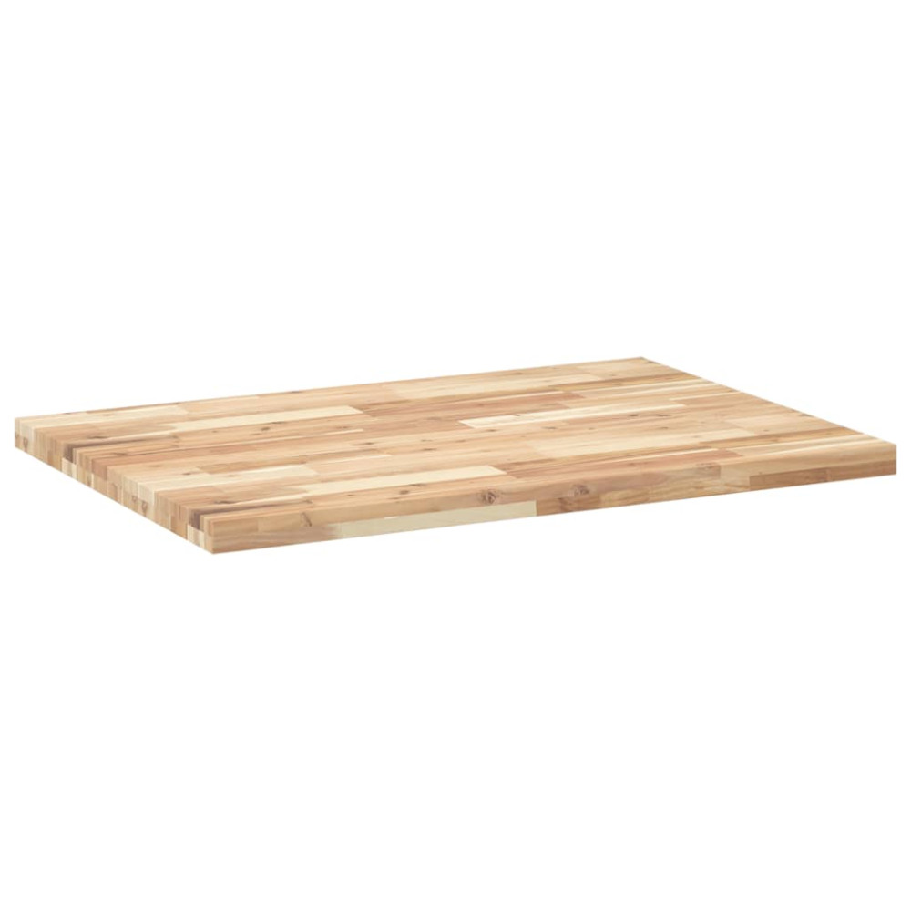 Produktbild för Bordsskiva rektangulär 120x70x4 cm massivt akaciaträ
