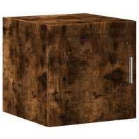 Produktbild för Väggskåp rökfärgad ek 40x42,5x40 cm konstruerat trä