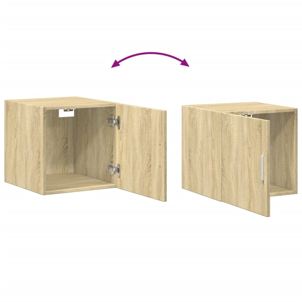 Produktbild för Väggskåp sonoma-ek 40x42,5x40 cm konstruerat trä