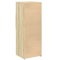 Produktbild för Högskåp sonoma-ek 45x42,5x124 cm konstruerat trä