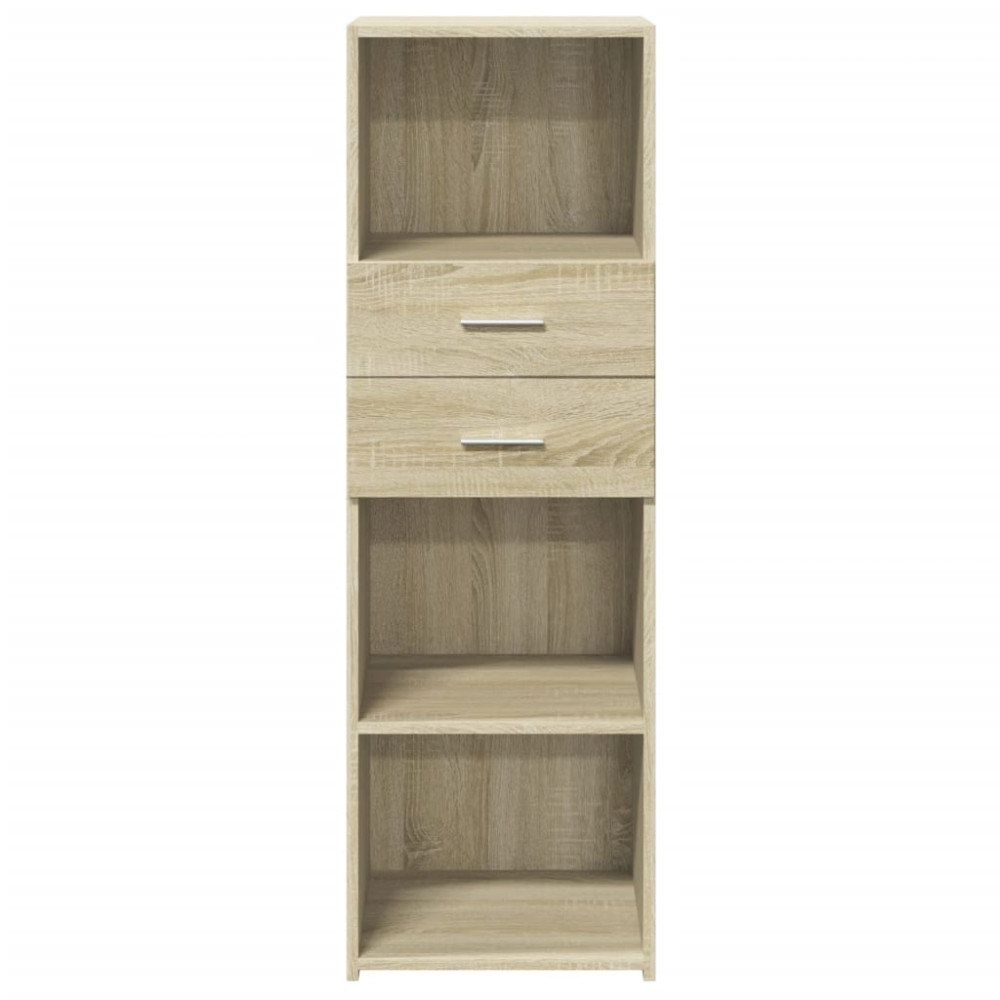 Produktbild för Högskåp sonoma-ek 40x42,5x124 cm konstruerat trä