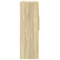 Produktbild för Högskåp sonoma-ek 40x42,5x124 cm konstruerat trä