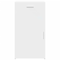 Produktbild för Skänk vit 50x42,5x93 cm konstruerat trä