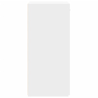 Produktbild för Skänk vit 50x42,5x93 cm konstruerat trä