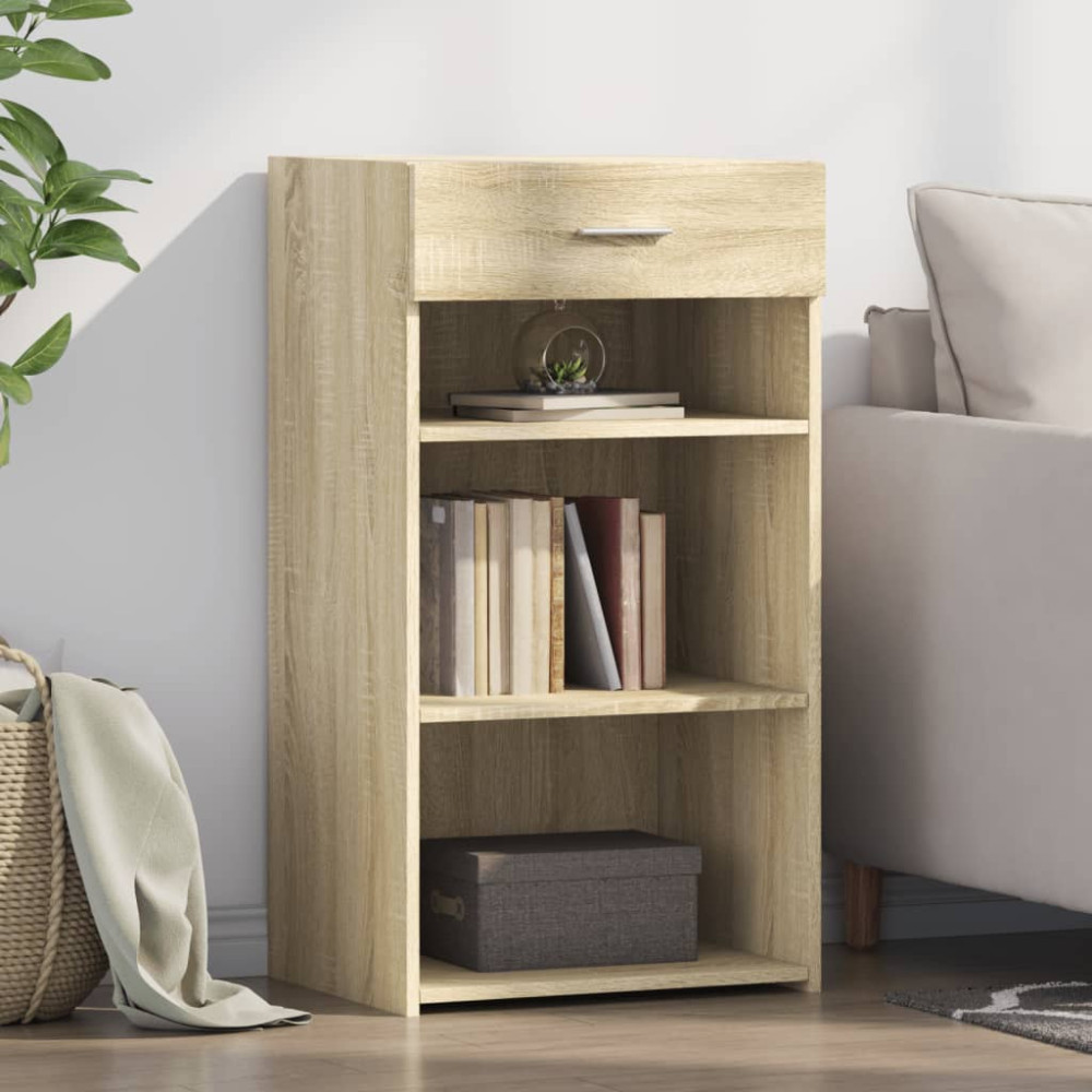 Produktbild för Skänk sonoma-ek 50x42,5x93 cm konstruerat trä
