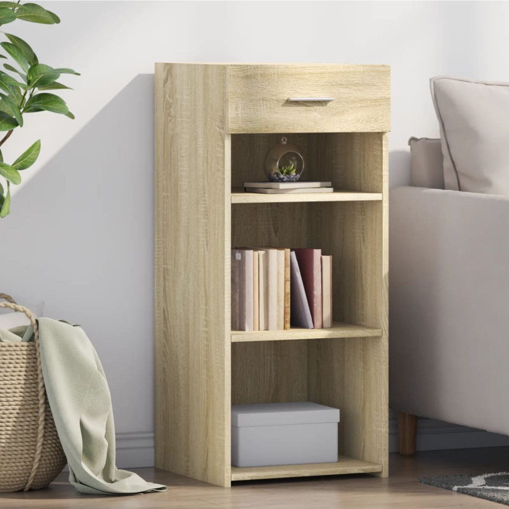 Produktbild för Skänk sonoma-ek 40x42,5x93 cm konstruerat trä