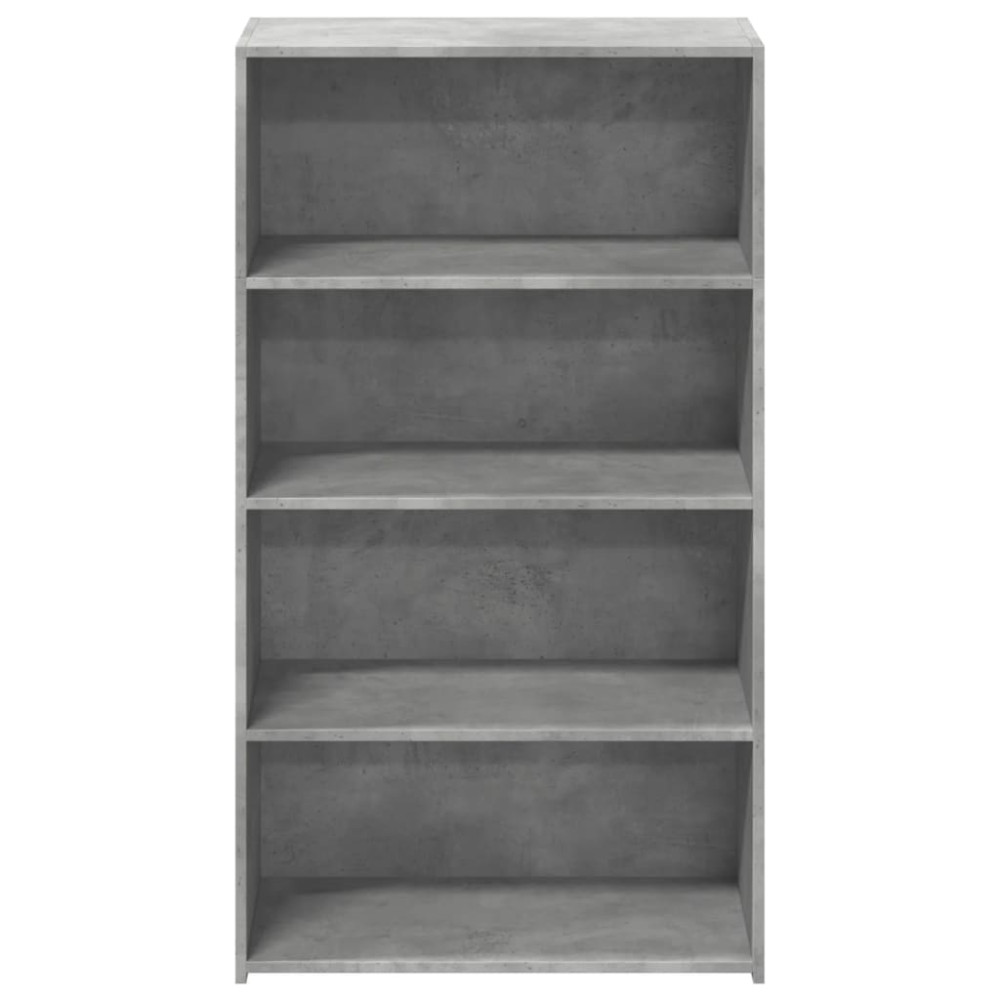 Produktbild för Högskåp betonggrå 70x41x124 cm konstruerat trä