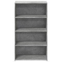 Produktbild för Högskåp betonggrå 70x41x124 cm konstruerat trä