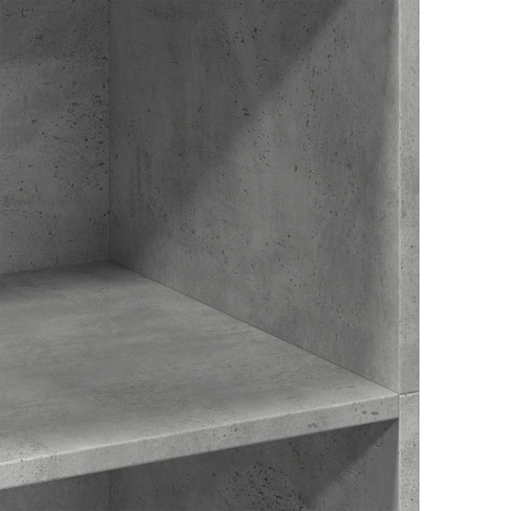 Produktbild för Högskåp betonggrå 70x41x124 cm konstruerat trä