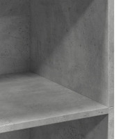 Produktbild för Högskåp betonggrå 70x41x124 cm konstruerat trä