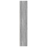 Produktbild för Högskåp grå sonoma 80x42,5x249 cm konstruerat trä