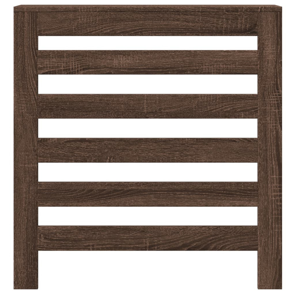 Produktbild för Elementskydd brun ek 78x20x82 cm konstruerat trä