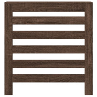 Produktbild för Elementskydd brun ek 78x20x82 cm konstruerat trä