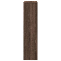 Produktbild för Elementskydd brun ek 78x20x82 cm konstruerat trä