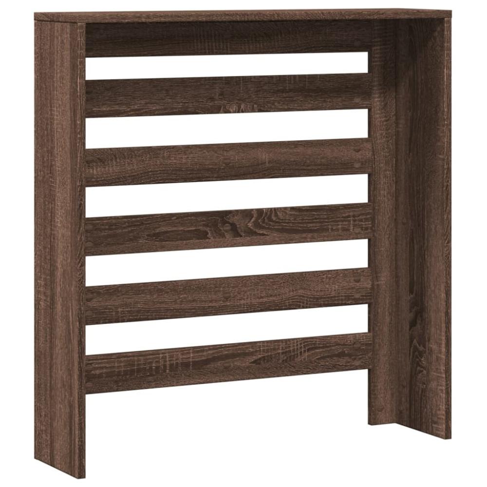 Produktbild för Elementskydd brun ek 78x20x82 cm konstruerat trä