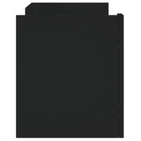 Produktbild för Tv-bänk svart 80x35x40 cm konstruerat trä