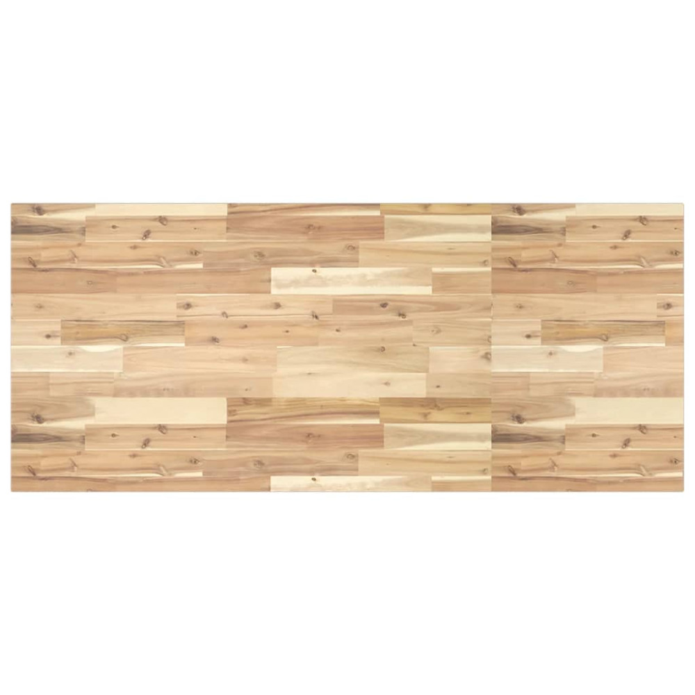 Produktbild för Bordsskiva rektangulär 140x60x2 cm massivt akaciaträ