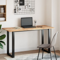 Produktbild för Bordsskiva rektangulär 140x60x2 cm massivt akaciaträ