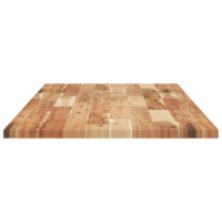 Produktbild för Bordsskiva rektangulär 120x50x2 cm massivt akaciaträ