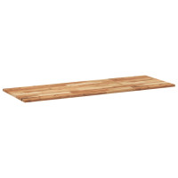 Produktbild för Bordsskiva rektangulär 120x50x2 cm massivt akaciaträ