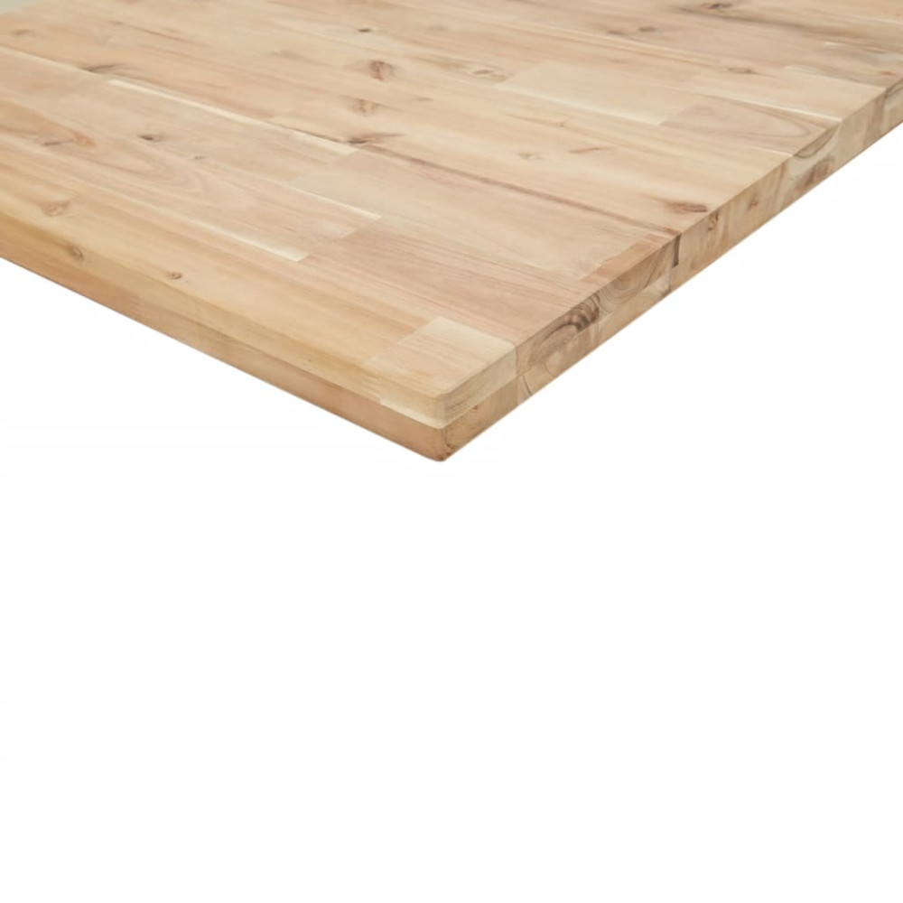 Produktbild för Bordsskiva rektangulär 80x60x4 cm massivt akaciaträ